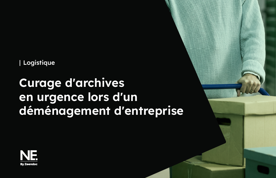 Intervention de curage et évacuation d'urgence d'archives lors d'un déménagement d'entreprise