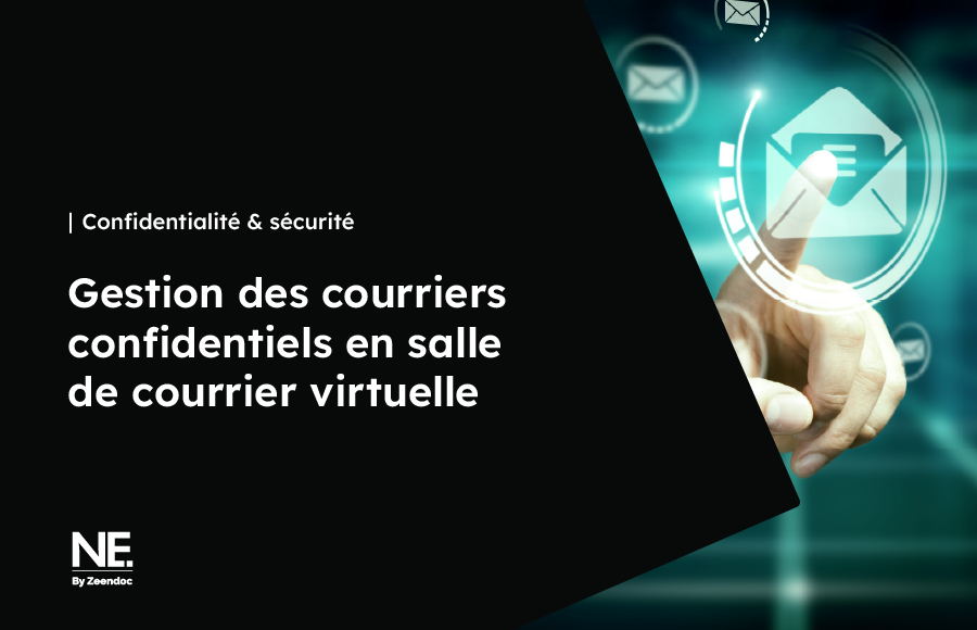 Processus de numérisation, tri et distribution sécurisée des courriers confidentiels en salle de courrier virtuelle