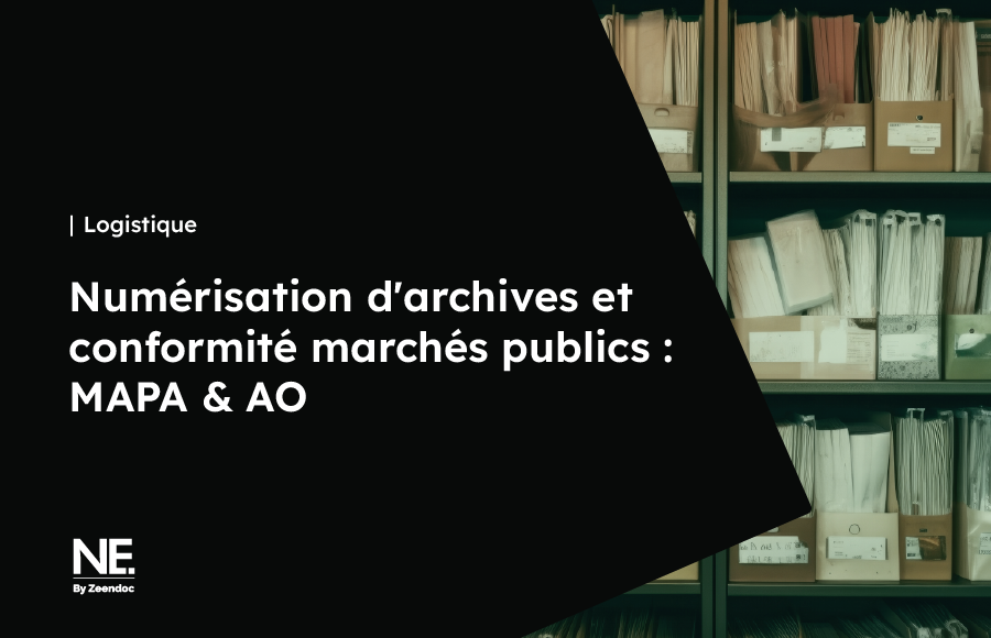 Prestation de numérisation d'archives conforme aux exigences réglementaires et au cahier des charges des marchés publics
