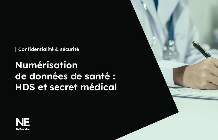 Processus sécurisé de numérisation de documents médicaux et données de santé conformes aux normes HDS et RGPD