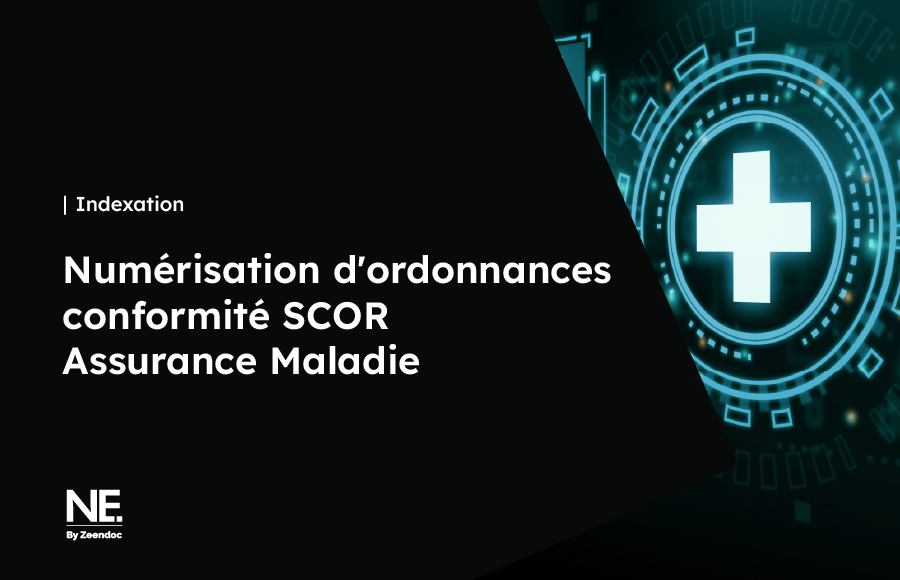 Numérisation et télétransmission d'ordonnances médicales conformes à la norme SCOR de l'Assurance Maladie
