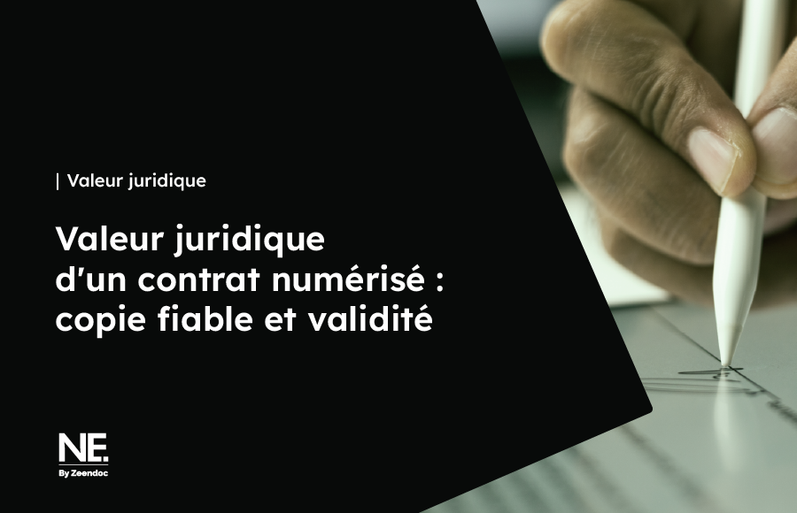 Valeur juridique et force probante d'un contrat numérisé selon l'article 1379 du Code civil et la norme NF Z42-026